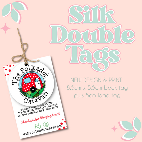 NEW DESIGN SILK Double tags