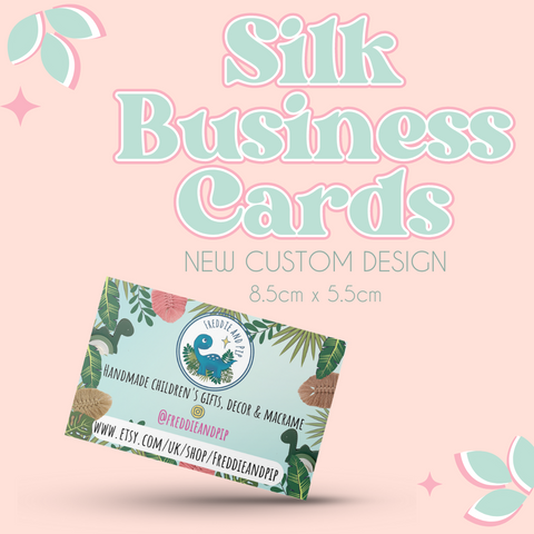 NEW DESIGN Silk Business Cards