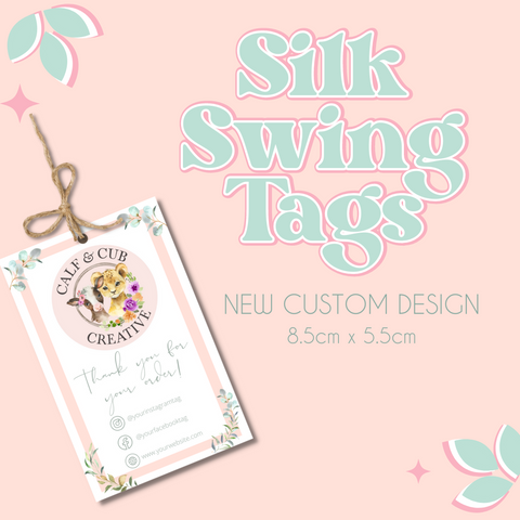 NEW DESIGN SILK Swing Tags
