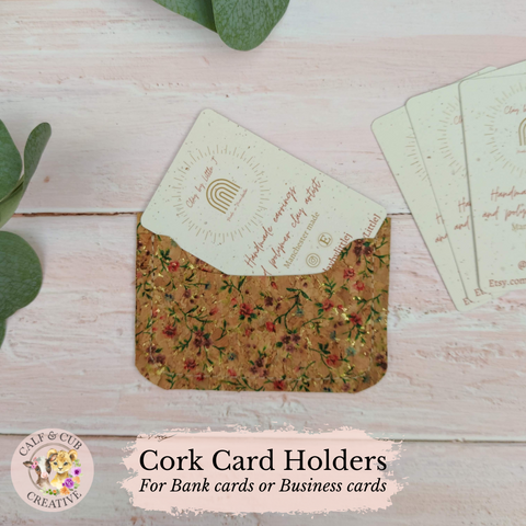 Cork Card Holder