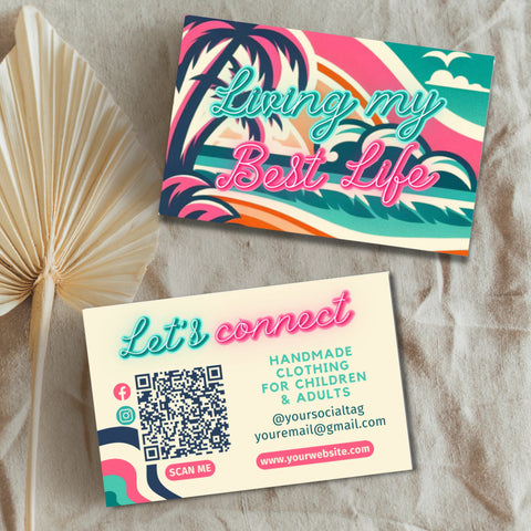 RE ORDER Silk Business Cards