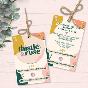 RE ORDER SILK Double tags