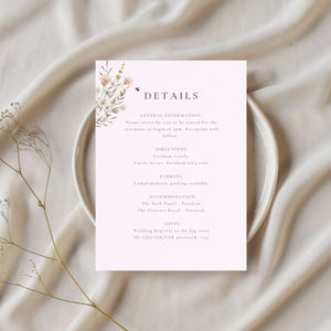 Details Card - Wild Flower